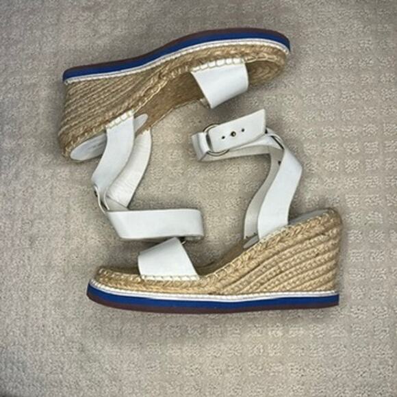 Tony Bianco Emma White Monaco Espadrille Wedges Size 8 - Picture 5 of 8